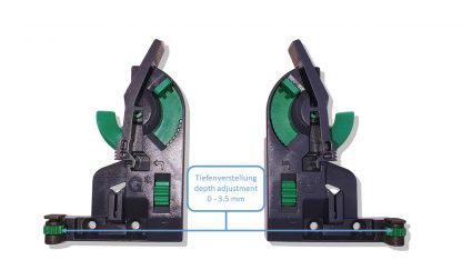 GRASS Dynamoov Tipmatic (push to open) ladegeleiders Houten laden met volledige uittrekbaarheid en 3-D verstelmogelijkheden. 1 paar ladegeleiders inclusief koppelingen - Afbeelding 6