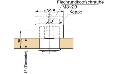 Hoogwaardige drukknopgreep van zinklegering, oppervlak: verchroomd, 18,8 mm (0,8") PK03CR. Hoge kwaliteit solide en elegante pushlock gemaakt van ZDC voor lade, campermeubilair, boten, privévliegtuigen en nog veel meer, door Sugatsune / LAMP® (Japan) - Afbeelding 7
