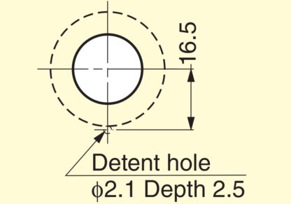 Hoogwaardige drukknopgreep van zinklegering, oppervlak: verchroomd, 18,8 mm (0,8") PK03CR. Hoge kwaliteit solide en elegante pushlock gemaakt van ZDC voor lade, campermeubilair, boten, privévliegtuigen en nog veel meer, door Sugatsune / LAMP® (Japan) - Afbeelding 5