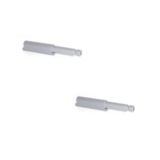 2-delige elegante kliksluiting, oppervlak: grijs, 62 mm (2-7/16"), uitvoering: magnetisch, 2033921. Stevige push-to-open sluiting voor meubeldeuren, kastdeuren, kleppen en nog veel meer, van EMUCA