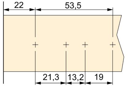 2-delige elegante kliksluiting, oppervlak: grijs, 62 mm (2-7/16"), uitvoering: niet-magnetisch, 2033821. Stevige push-to-open sluiting voor meubeldeuren, kastdeuren, kleppen en nog veel meer, van EMUCA - Afbeelding 3