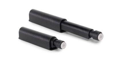 2-delig elegant klikslot, oppervlak: zwart, 62 mm (2-7/16"), uitvoering: niet-magnetisch, 2033817. Stevig deurslot voor meubeldeuren, kastdeuren, kleppen en nog veel meer, van EMUCA - Afbeelding 5