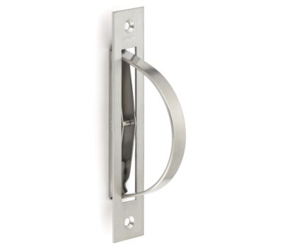 SUS304 roestvrijstalen inklapbare handgreep, 135 mm (5,4 ") HR-135S. Draaibare RVS inklapbare handgreep van RVS V2A, satijn mat, voor inspectieklep, inspectiedeur, onderhoudsdeur, vochtige omgeving, schip, caravan van Sugatsune / LAMP® (Japan) - Afbeelding 3