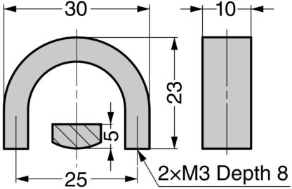 Hoogwaardige roestvrijstalen meubelgreep gemaakt van SUS304 (V2A), glanzend gepolijst, 30 mm (1,2") KB-30M. Roestvrijstalen deurklink gemaakt van SUS304 (V2A), glanzend gepolijst, voor boot, jacht, roestvrijstalen keuken, strandhotel, dokterspraktijk, meu - Afbeelding 2