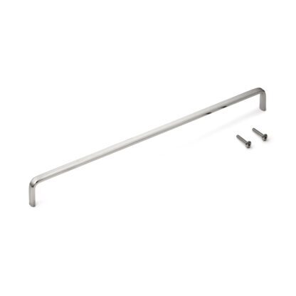 Roestvrijstalen meubelgreep SUS316, matte en glanzende afwerking, 358 mm (14,1″), XL-JS360TT. Meubelgreep, gemaakt van het fijnste roestvrij staal V4A (SUS316) voor hoogwaardige faciliteiten, maar ook voor buitengebruik, vochtige en ruwe omgevingen van Sugatsune / LAMP® (Japan)