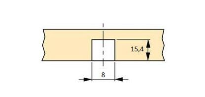 20-delige hoogwaardige persmoer met binnendraad M6, gemaakt van staal, oppervlak: verzinkt, 13,6 mm (17/32"), 8066705. Praktische aandrijfhuls met kraag voor meubelaansluitingen en nog veel meer, van EMUCA - Afbeelding 3