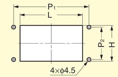 Exclusieve SUS304 roestvrijstalen handgreep, 109,5 mm (4,4″) HH-FC-2. Roestvrijstalen schaalgreep van roestvrij staal V2A, satijnmat, voor laden, kasten, vochtige omgevingen, schepen, machines, apparaten van Sugatsune / LAMP® (Japan) - Afbeelding 3