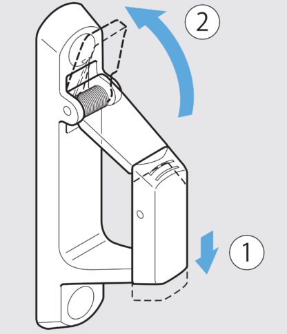 Hoogwaardige haak met veiligheidsklep van roestvrij staal SUS316, EN-E107. V4A Safety Lock Rope Hook voor scheepsbouw, buiten, vochtige omgeving, ruwe omgeving en nog veel meer, door Sugatsune / LAMP® (Japan) - Afbeelding 5