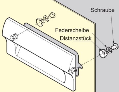 Hoge kwaliteit rechthoekige handgreep shell gemaakt van duurzaam kunststof, oppervlak: zwart, 90 mm (3.6") HH-JS90-BL. Meubelgreep HH-JS90-BL voor plaatwerk, hout, lade, metalen kast, houten kast, kantoormeubilair, slaapkamermeubilair, door Sugatsune / LA - Afbeelding 4