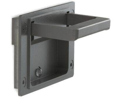 Hoogwaardig kofferhandvat van zinklegering met veer, 148 mm (5,9") PT-148. Zinklegering vouwhandvat voor apparaten, koffers, koffers, versterkers, dozen, door Sugatsune / LAMP® (Japan) - Afbeelding 5