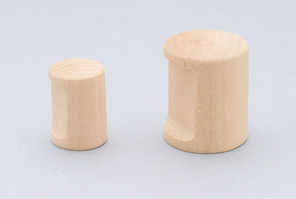 Hoogwaardige meubelknopgreep van massief hout, oppervlak: naturel, 24 mm (1") SMRB24. Natuurlijke houten handvatknop voor lade, meubeldeur, keukenkast en nog veel meer, door Sugatsune / LAMP® (Japan) - Afbeelding 3