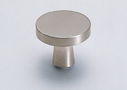 Hoogwaardige meubelknopgreep van messing, afwerking: vernikkeld, satijn mat, 25 mm (1") TS-25. Messing handvatknop voor lade, meubeldeur, keukenkast, kantoorkast en nog veel meer, door Sugatsune / LAMP® (Japan) - Afbeelding 3