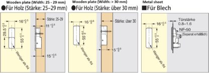 Hoogwaardige ronde inklapbare haak met veer voor inbouw, oppervlak: verchroomd, 64 mm (2,6"), NF-R64-CR. Ronde vouwhaak met automatische sluiting, voor tinyhouse, camper, caravan, jacht, trein, vliegtuig, bus en nog veel meer, van Sugatsune / LAMP® (Japan - Afbeelding 4