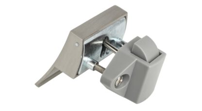 Robuuste kliksluiting met hefhandgreep, gemaakt van zamak, oppervlak: RVS look, design: vierkant, 14.03.077-0. Hefhendel met zelfsluitend slot en soft-close voor caravans, jachten en nog veel meer, van SISO Denemarken - Afbeelding 9
