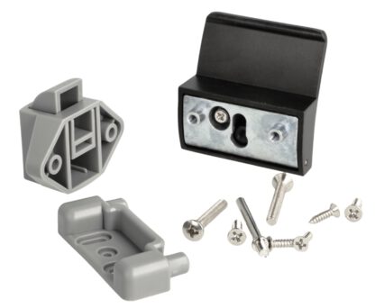 Robuust klikslot met hefhandgreep, gemaakt van zamak, oppervlak: zwart, ontwerp: vierkant, 14.03.076-0. Hefhendel met zelfsluitend slot en soft-close voor caravans, jachten en nog veel meer, door SISO Denemarken - Afbeelding 7