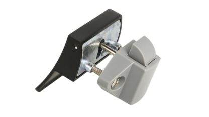 Robuust klikslot met hefhandgreep, gemaakt van zamak, oppervlak: zwart, ontwerp: vierkant, 14.03.076-0. Hefhendel met zelfsluitend slot en soft-close voor caravans, jachten en nog veel meer, door SISO Denemarken - Afbeelding 9