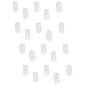 20-delige stevige aandrijfhuls geschikt voor schroeven ⌀3 mm, gemaakt van nylon (PA), 11 mm (7/16"), 9003620. Praktische uitbreidingshuls voor meubelaansluiting, korpusmontage, plankmontage en nog veel meer, van EMUCA