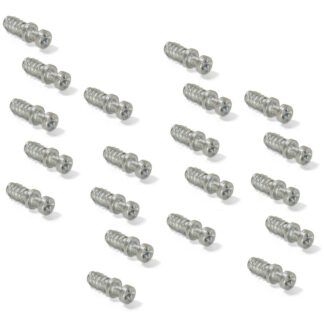 20 stuks robuuste verbindingsbout voor boring ⌀6 mm, gemaakt van Zamak, 11 mm (7/16"), 8083901. Stevige excentrische pen voor meubelaansluiting en nog veel meer, van EMUCA