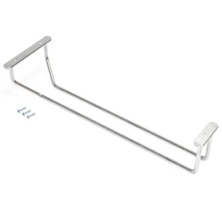 Hoogwaardige wijnglashouder, gemaakt van staal, oppervlak: verchroomd, 340 mm (13-25/64"), 8938011. Praktische glazenhouder voor wijnglazen, champagneglazen, cocktailglazen, cognacglazen, bekers en nog veel meer, van EMUCA