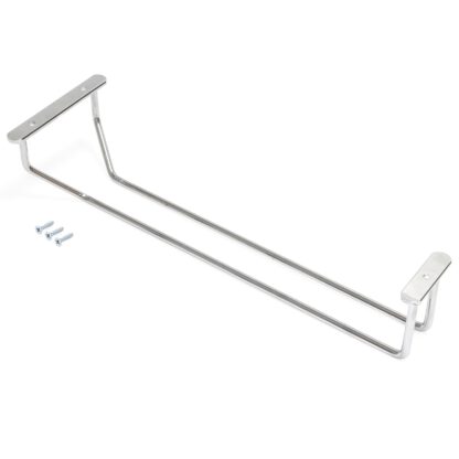 Hoogwaardige wijnglashouder, gemaakt van staal, oppervlak: verchroomd, 340 mm (13-25/64"), 8938011. Praktische glazenhouder voor wijnglazen, champagneglazen, cocktailglazen, cognacglazen, bekers en nog veel meer, van EMUCA