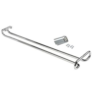 Hoogwaardige wijnglashouder, gemaakt van staal, oppervlak: verchroomd, 410 mm (16-9/64"), 8930111. Praktische glashanger voor wijnglazen, champagneglazen, cocktailglazen, cognacglazen, bekers en nog veel meer, van EMUCA