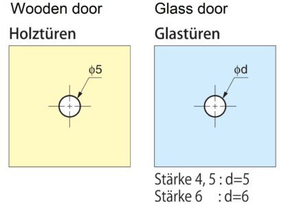 ZweiL® roestvrijstalen meubelknop, 32 mm (1,3 ") ZL-1906-36. Hoogwaardige, solide en elegante deurkrukknop voor houten deuren en glazen deuren van het fijnste roestvrij staal V4A (SUS316) voor exclusief interieurdesign en hoogwaardige faciliteiten van Sugatsune / LAMP® (Japan) - Afbeelding 3